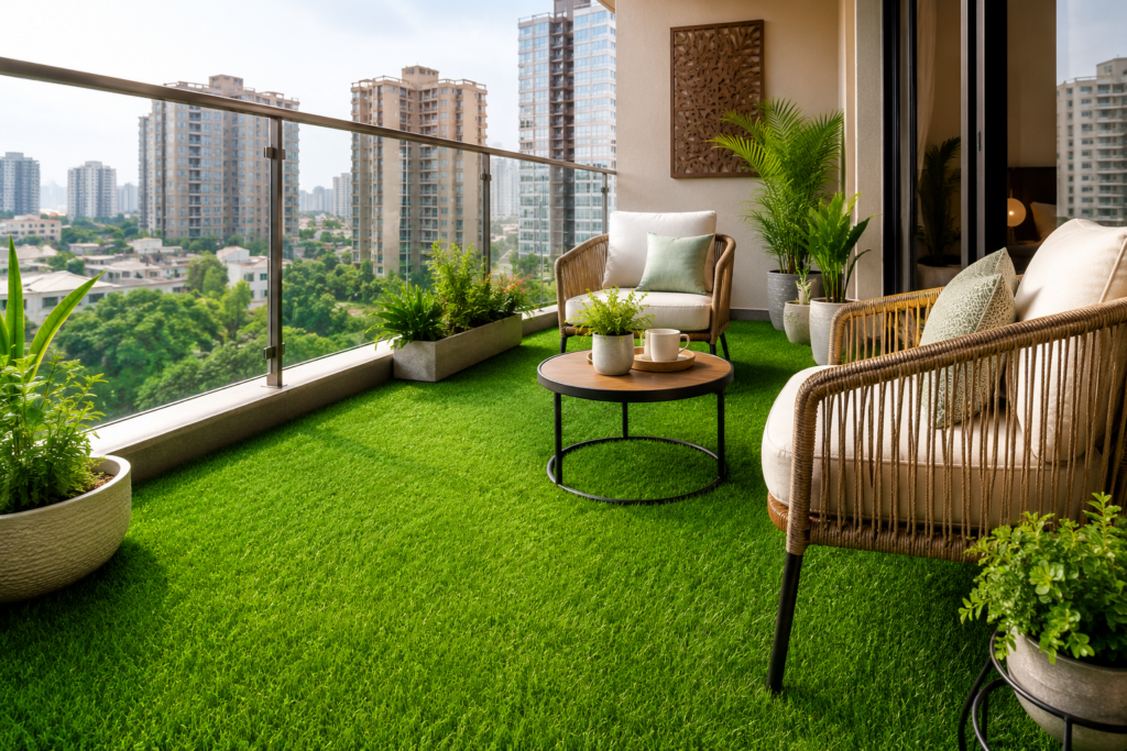 Best Artificial Grass for Balcony in India