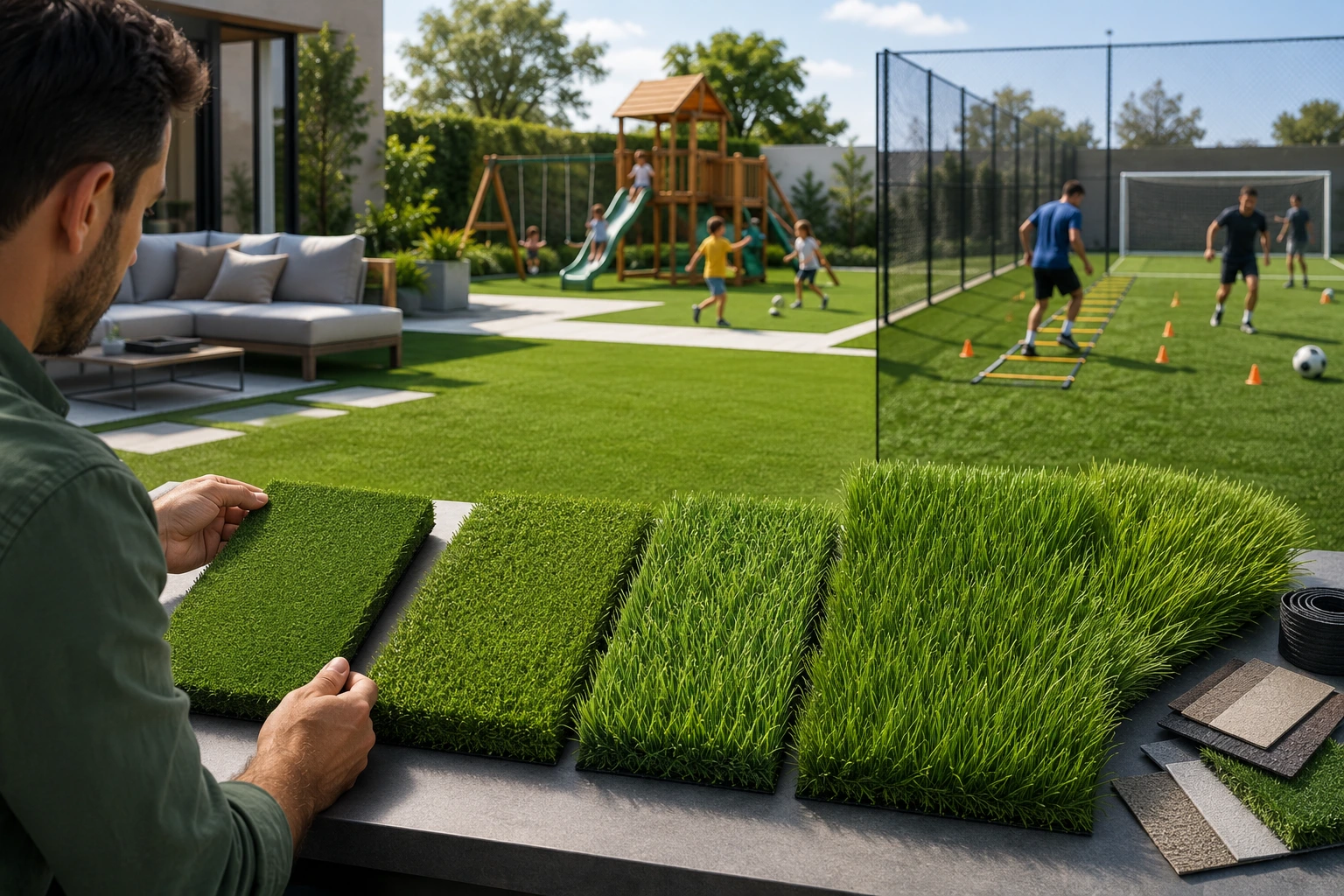 How to Select Artificial Grass Based on Usage and Foot Traffic Turf8 How to Select Artificial Grass Based on Usage and Foot Traffic