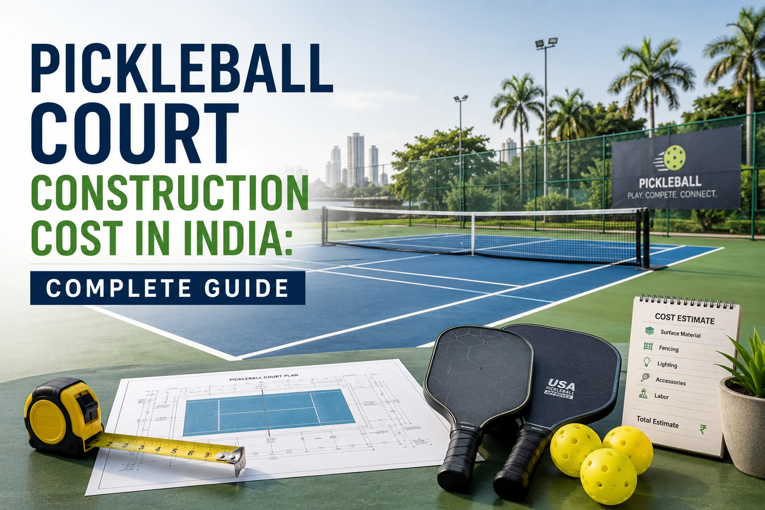 Pickleball Court Construction Cost in India: Complete Guide
