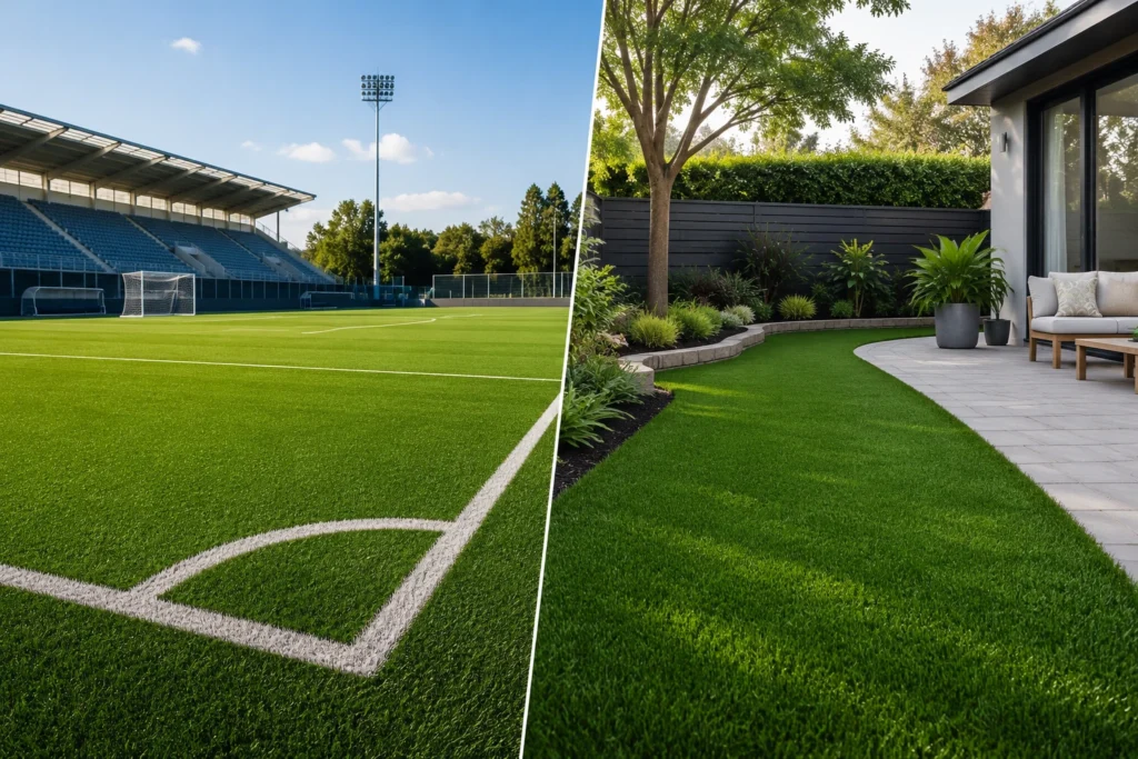 Sports Turf vs Landscape Turf What’s the Difference