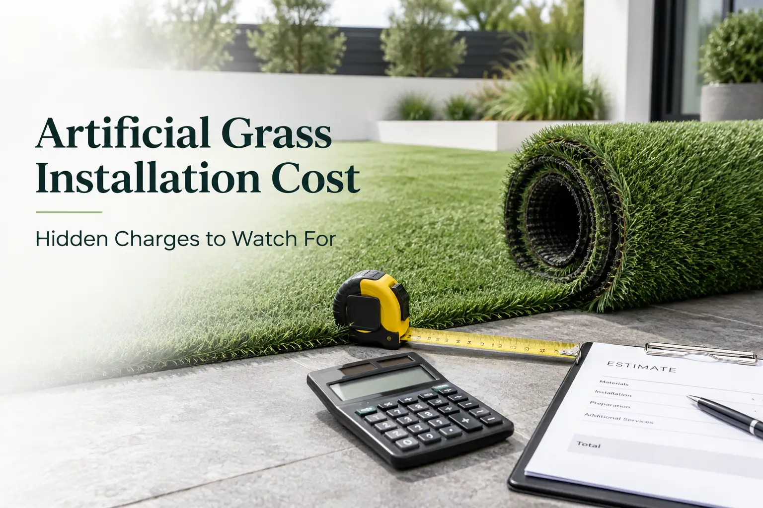 Artificial Grass Installation Cost Hidden Charges to Watch For Turf8 Artificial Grass Installation Cost Hidden Charges to Watch For