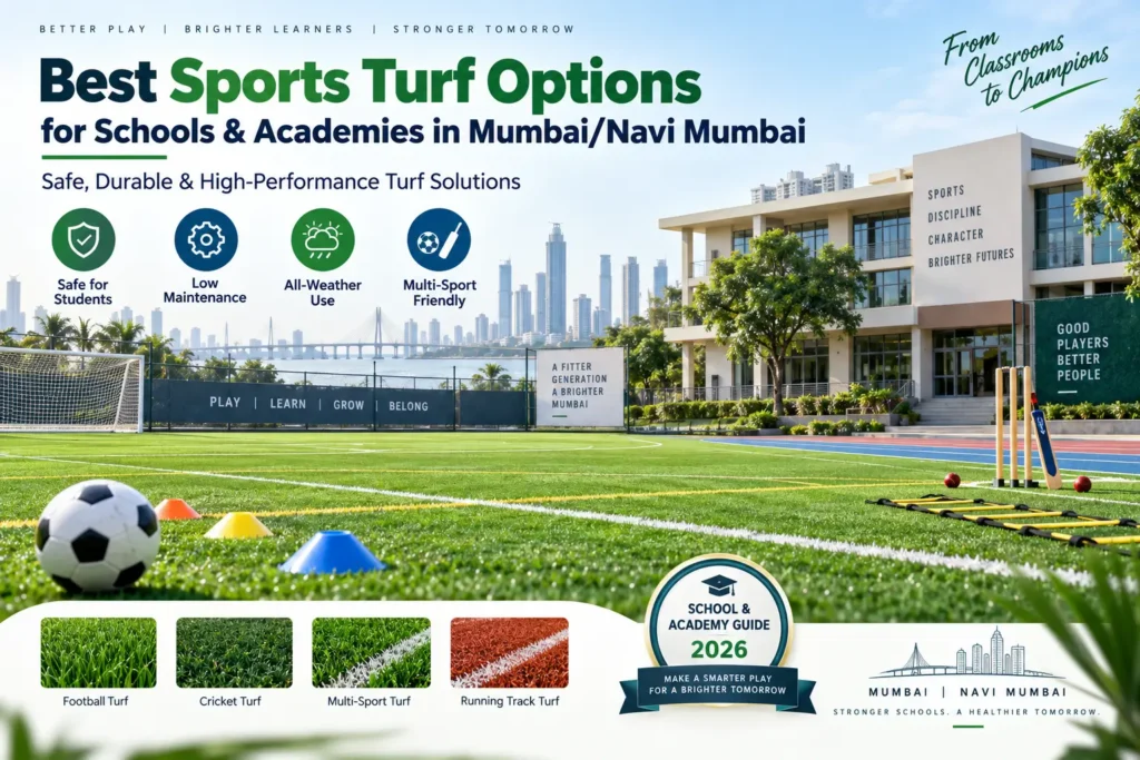 Best Sports Turf Options for Schools & Academies in MumbaiNavi Mumbai